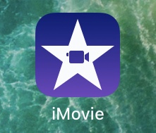 iPhoneのiMovieを起動し、新しくプロジェクトを作成する