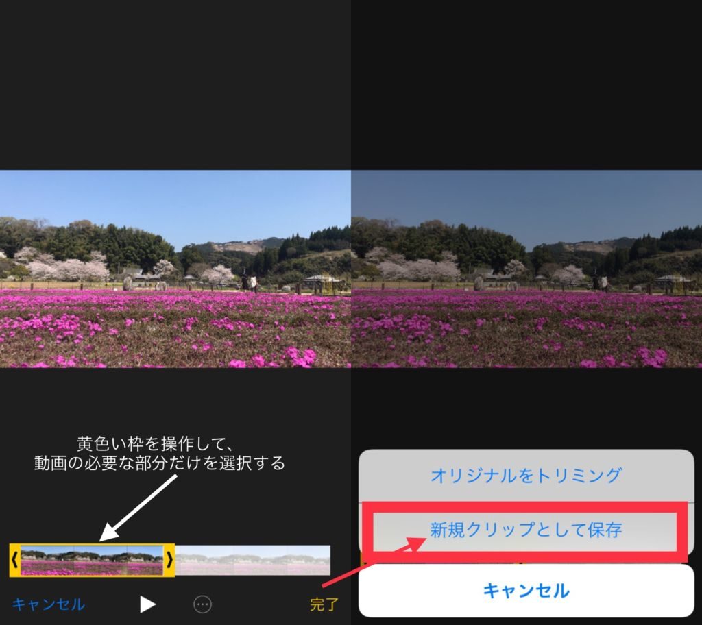 Iphoneの動画を分割したい 長い時間撮影した動画の分割 保存 Pacamera