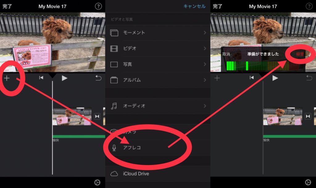 Iphone Imovieで音声を吹き込む 気軽にナレーションを録音 Pacamera